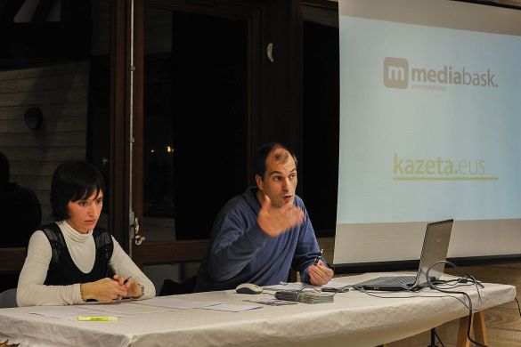 Mediabask hedabidearen aurkezpena, Kanbon. BERRIA.