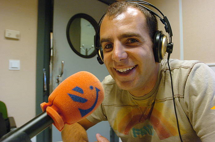 Aitor Elduaien, artxiboko argazki batean. JON URBE, ARGAZKI PRESS