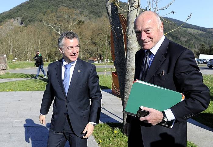 Iñigo Urkullu eta Alain Rousset. ARGAZKI PRESS