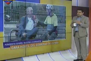 'El Desayuno' saioaren irudietan, Sabino Cuadraren elkarrizketa. AHOTSA.INFO