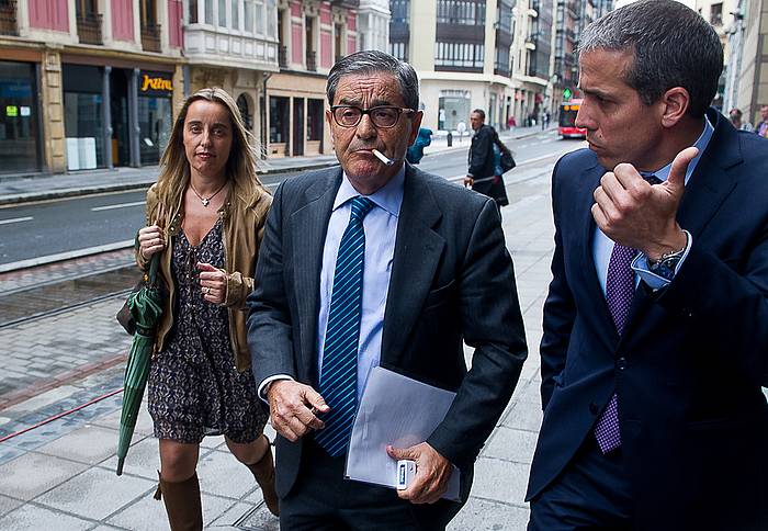 Mario Fernandez, gaur, epaitegira iristen. LUIS JAUREGIALTZO, ARGAZKI PRESS