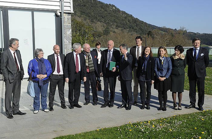 Euskadi-Akitania euroeskualdeko bilera apirilean, Busturian (Bizkaia). LUIS JAUREGIALTZO / ARGAZKI PRESS