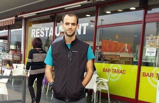Alberto Matxain espetxetik atera berri. Alberto Matxain espetxetik atera berri.