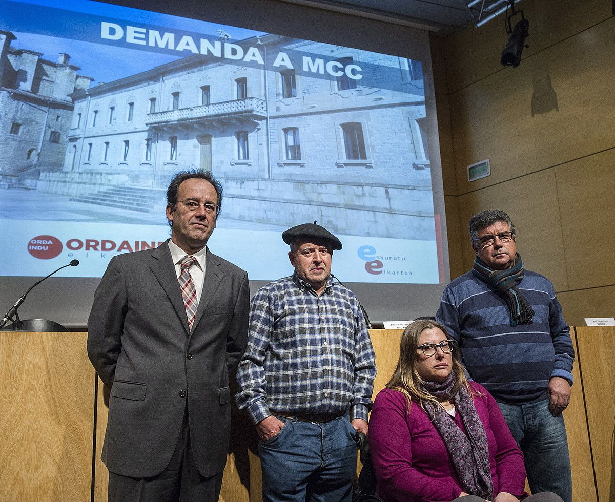 Raul Tenes abokatua eta Ordaindu eta Eskuratuko bozeramaileak. GORKA RUBIO / ARGAZKI PRESS.