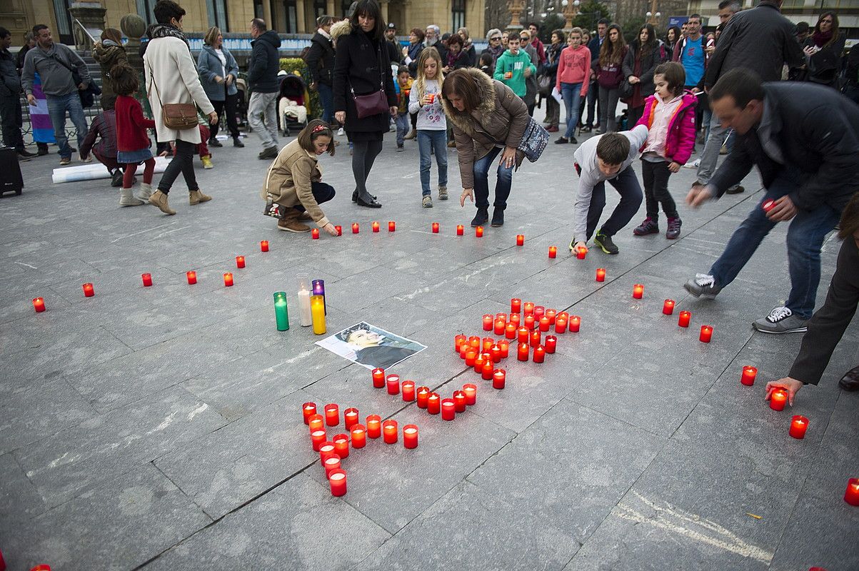 Transfobia bukatzeko eskatu zuten herenegun, Donostian. J.C.RUIZ / ARP. Transfobia bukatzeko eskatu zuten herenegun, Donostian. J.C.RUIZ / ARP.