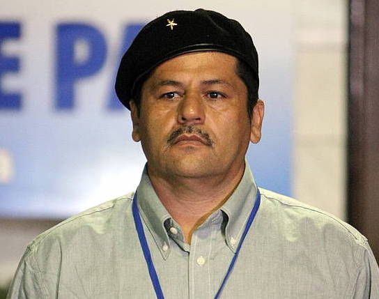 Henry Castellanos, FARCeko zuzendaritzako kidea. ERNESTO MASTRASCUSA / EFE