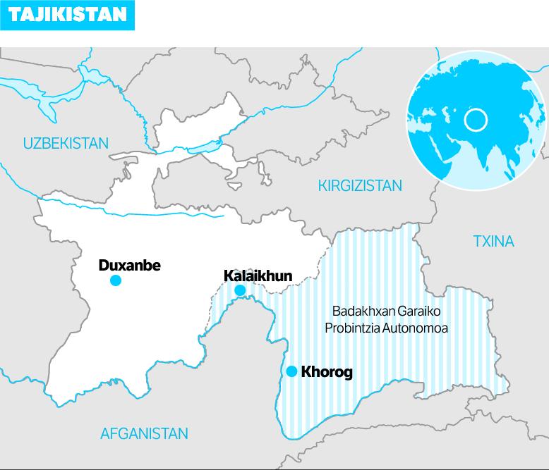Tajikistan: zerura joan eta infernua topatu.