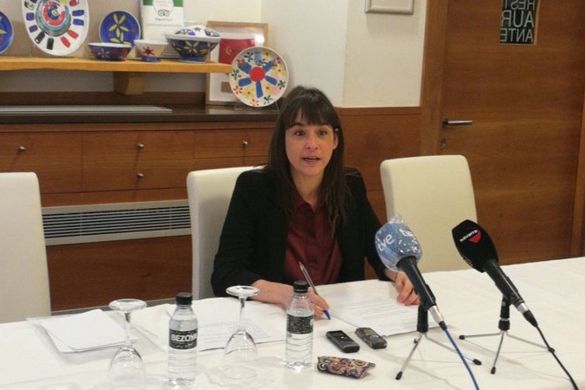 Begoña Alfaro, artxiboko irudi batean. BERRIA.