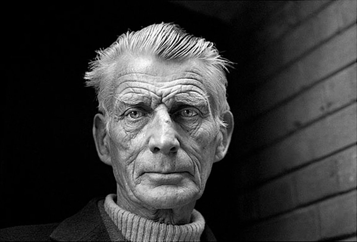 Samuel Beckett, Molloy, Malone meurt eta L'innommable eleberrien trilogiaren egilea. Samuel Beckett, Molloy, Malone meurt eta L'innommable eleberrien trilogiaren egilea.
