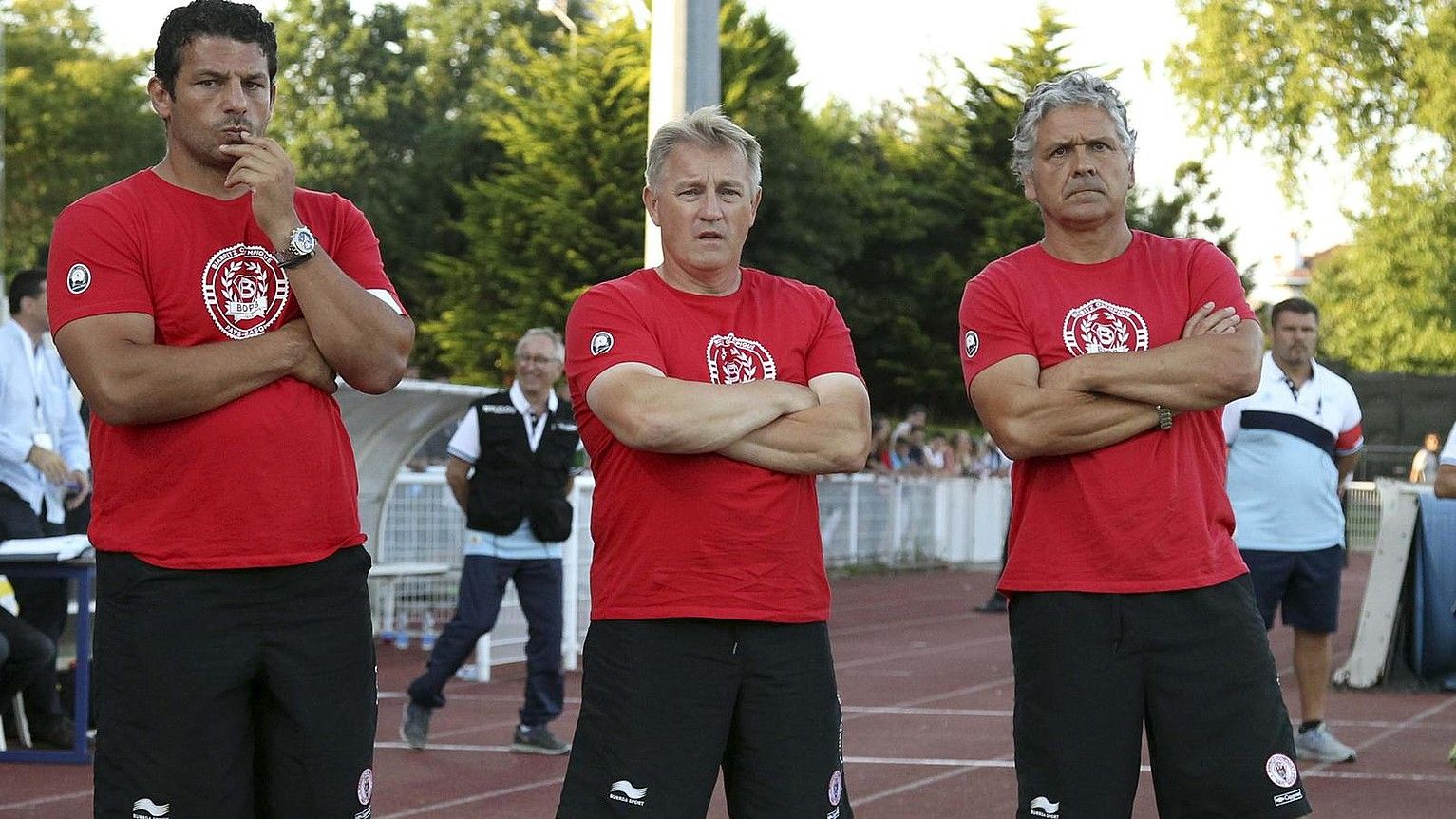 O'Sullivan eta Chadebech, Miarritzeko entrenatzaileetako bi. BERRIA. O'Sullivan eta Chadebech, Miarritzeko entrenatzaileetako bi. BERRIA.
