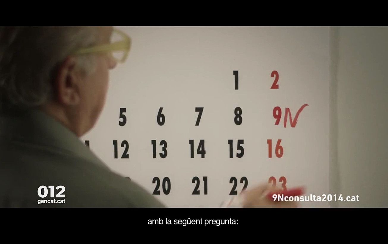 Azaroaren 9rako iragarki ofiziala hedabideetatik kendu dute, baina Interneten ikus daiteke. BERRIA. Azaroaren 9rako iragarki ofiziala hedabideetatik kendu dute, baina Interneten ikus daiteke. BERRIA.