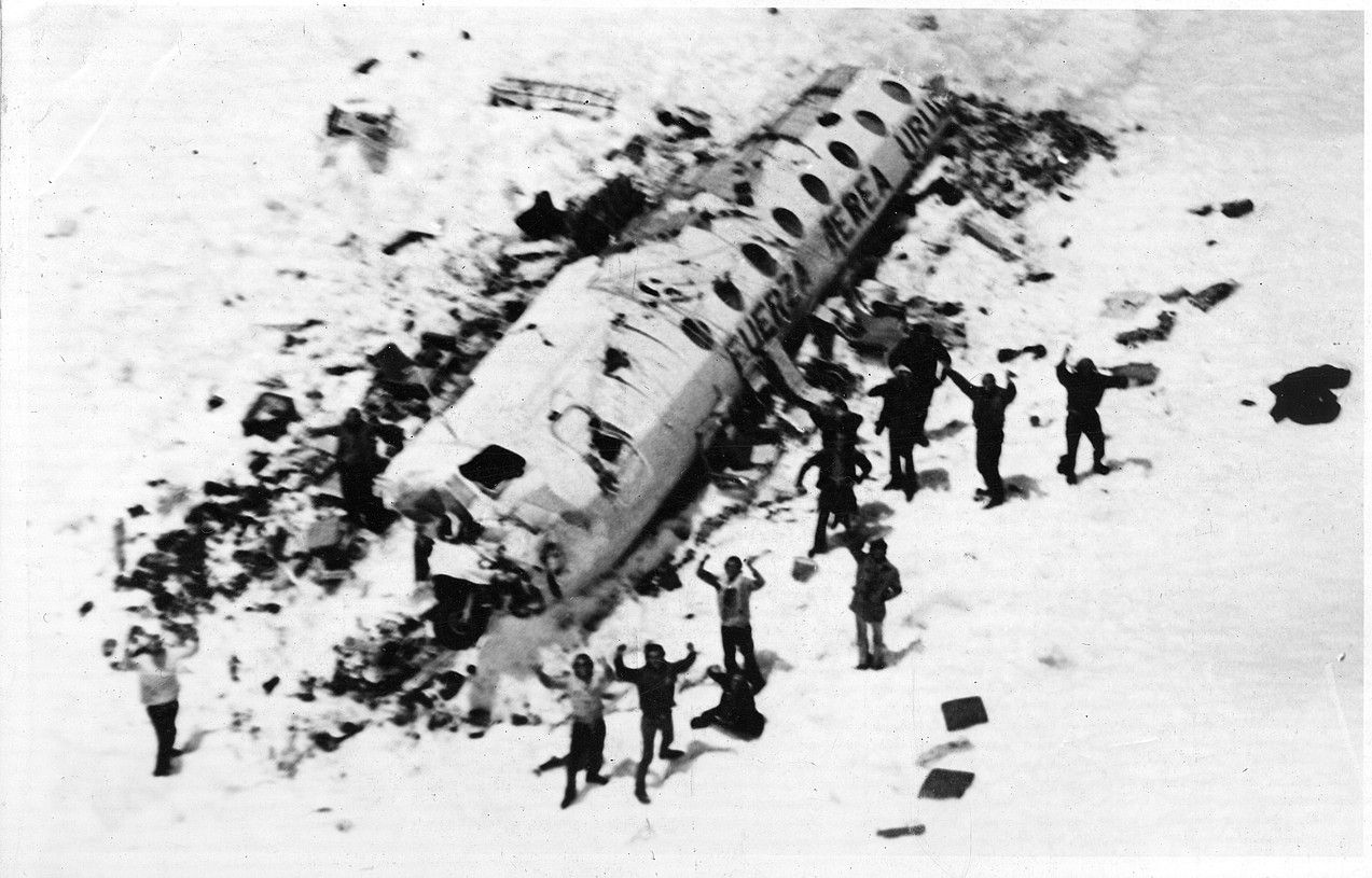 Andeetan desagertutako Uruguaiko errugbi taldearen hegazkina. BERRIA. Andeetan desagertutako Uruguaiko errugbi taldearen hegazkina. BERRIA.