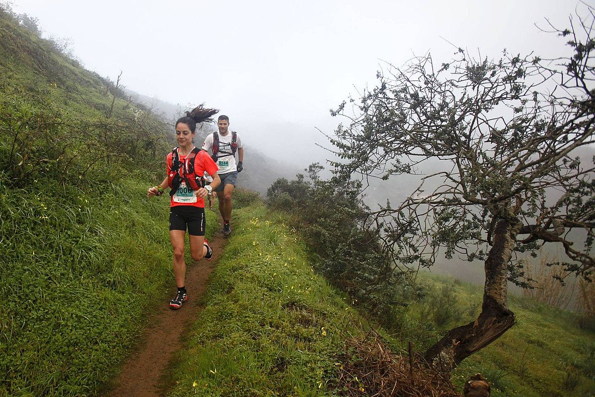 Leire Agirrezabala korrikalaria, Transgrancanaria txapelketan. TRANSGRANCANARIA 2014.