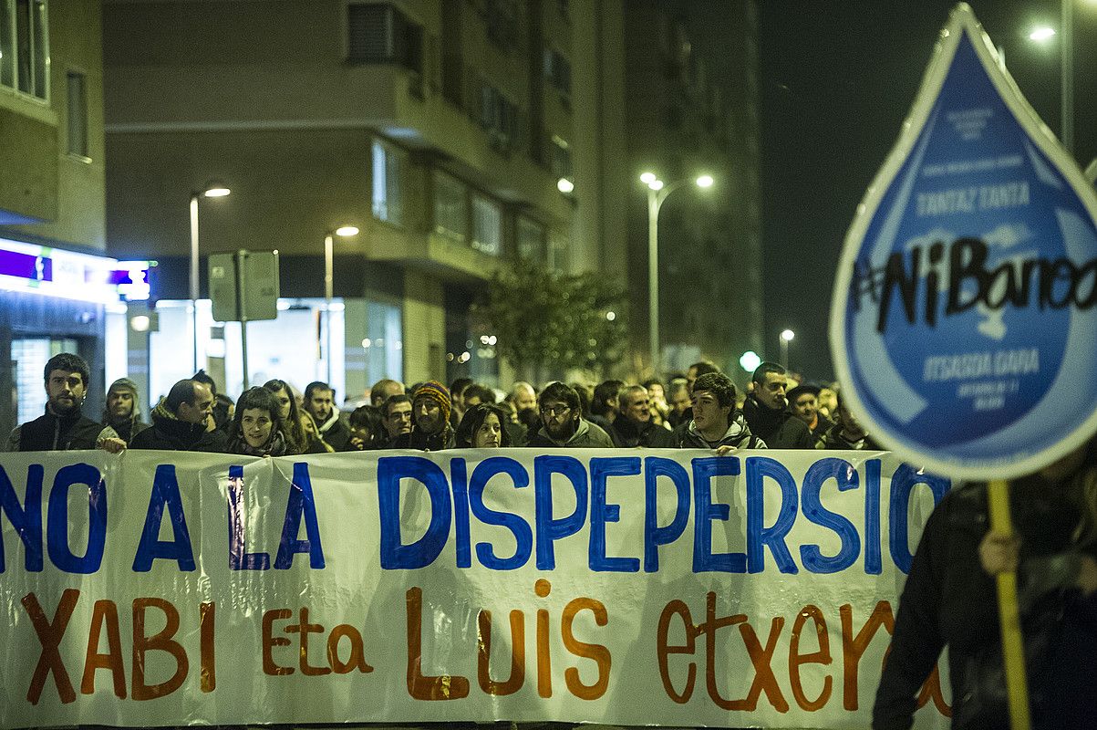 Barañaingo atzoko manifestazioa. J. M. / ARG. Barañaingo atzoko manifestazioa. J. M. / ARG.