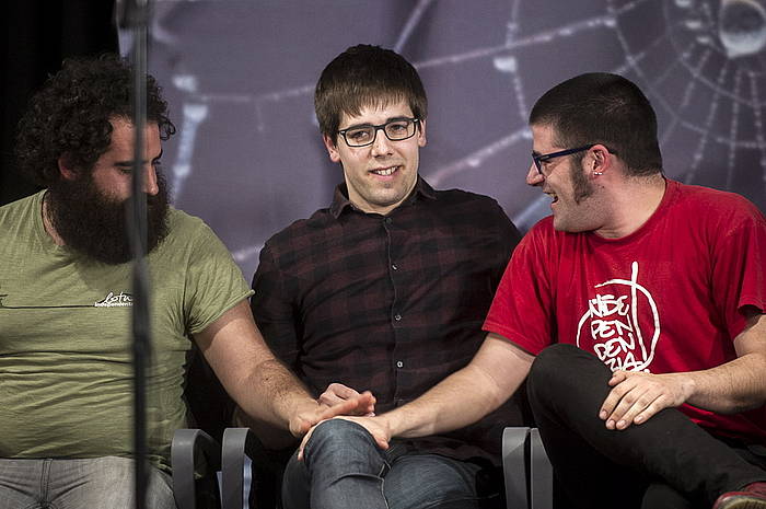 Xabi Igoa nagusitu da Laudion. JAIZKI FONTANEDA / ARGAZKI PRESS