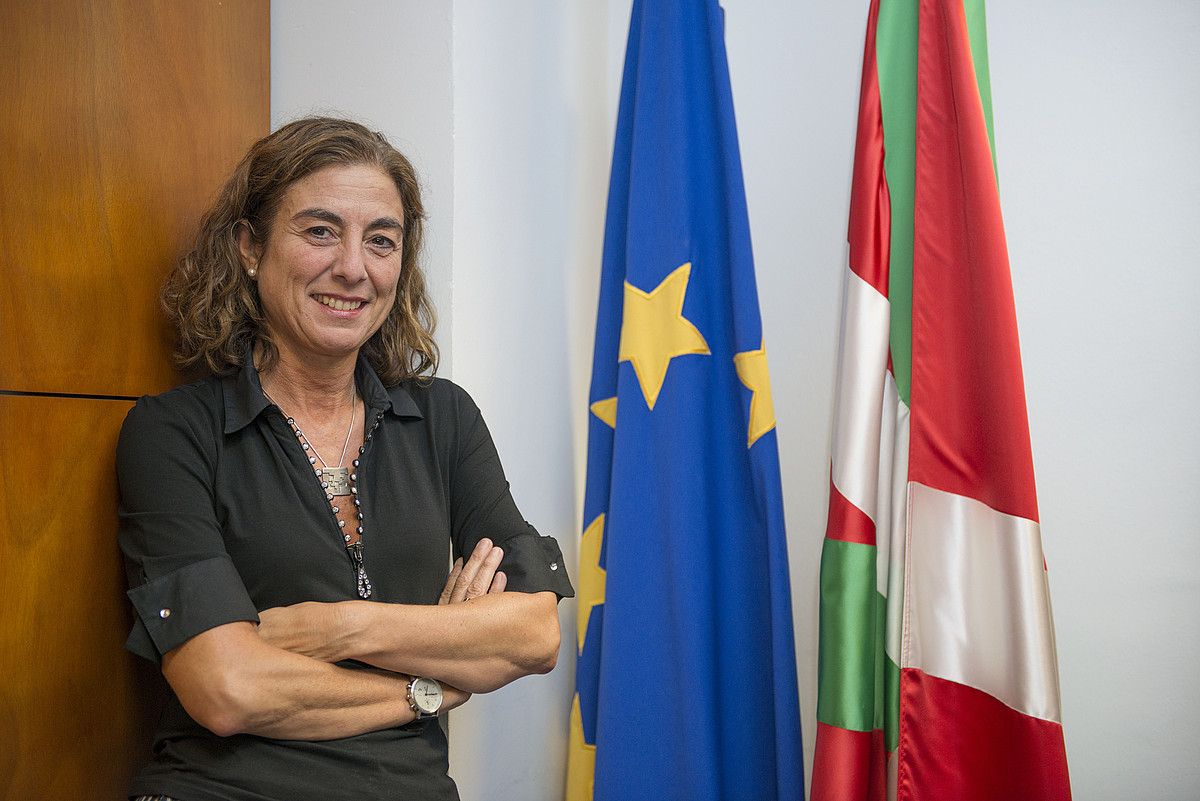 Cristina Uriarte Hezkuntza sailburua. JON HERNAEZ / ARGAZKI PRESS. Cristina Uriarte Hezkuntza sailburua. JON HERNAEZ / ARGAZKI PRESS.