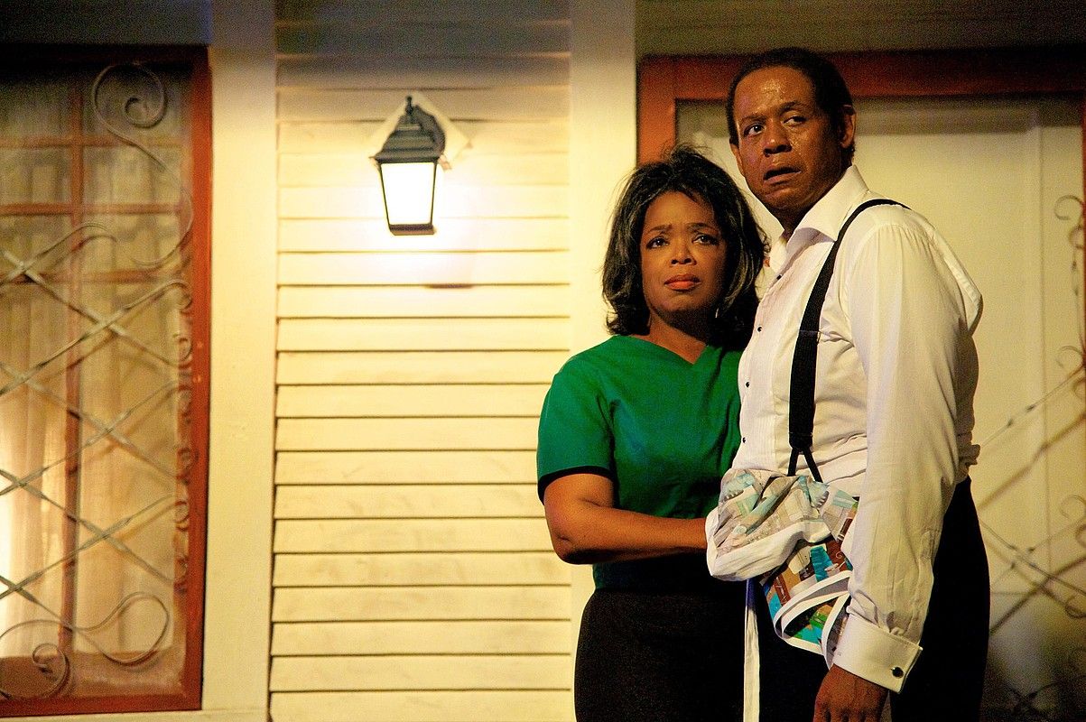 Oprah Winfrey aurkezlea eta Forest Whitaker dira filmeko protagonista nagusiak. BERRIA. Oprah Winfrey aurkezlea eta Forest Whitaker dira filmeko protagonista nagusiak. BERRIA.