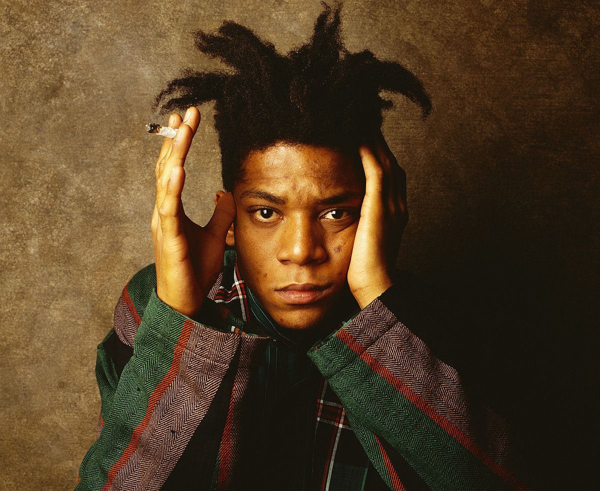 Grafitiak margotzen hasi zen artista izan zen Basquiat; gaur egun, dirutza balio duten haren artelanek. WILLIAM COUPON / BESTEAK. Grafitiak margotzen hasi zen artista izan zen Basquiat; gaur egun, dirutza balio duten haren artelanek. WILLIAM COUPON / BESTEAK.