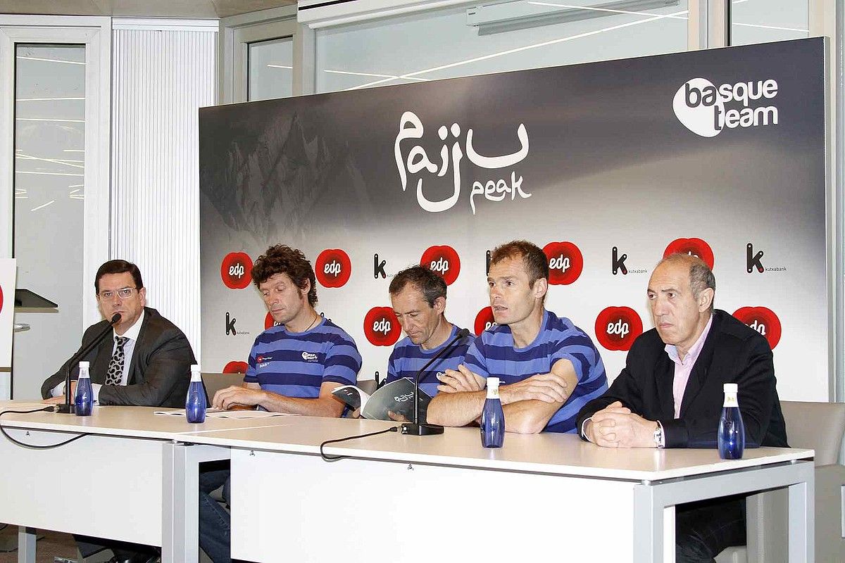 Juan Vallejo, Mikel Zabalza, Alberto Iñurrategi eta Juanjo San Sebastian .