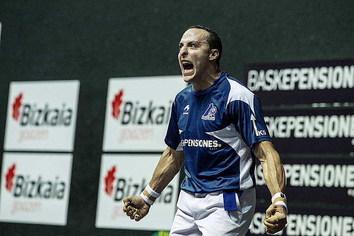 Irujo, 2015eko azaroan, Lau t'erdiko finalean. ARITZ LOIOLA / ARGAZKI PRESS
