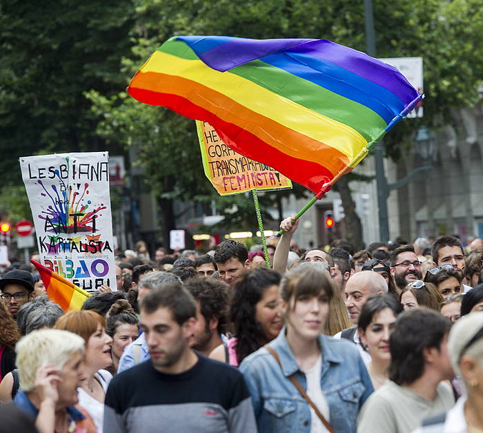 Iazko manifestazioa, Bilbon. MARISOL RAMIREZ, ARGAZKI PRESS