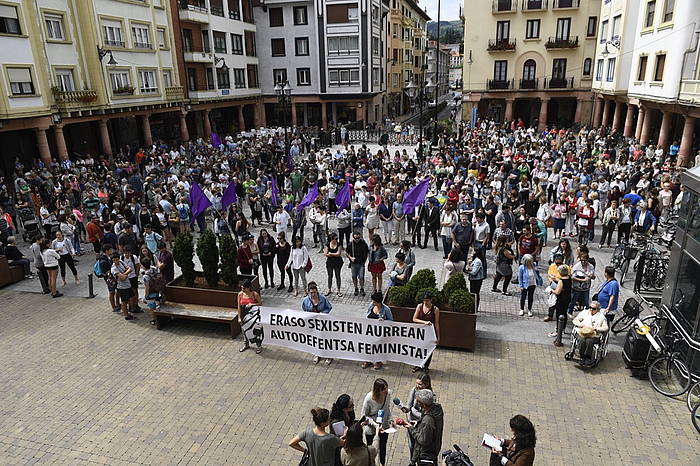 Zarauzko elkarretaratzea. ARGAZKI PRESS