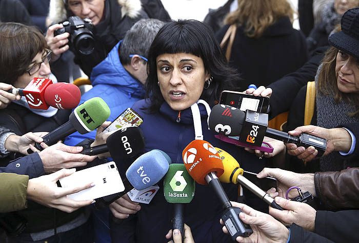 Anna Gabriel, CUPeko eleduna, artxiboko argazki batean. PACO CAMPOS, EFE