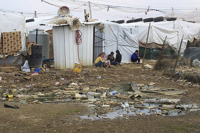 Ghaziko errefuxiatuen kanpamendua, Libanon. LYS ARANGO, EFE