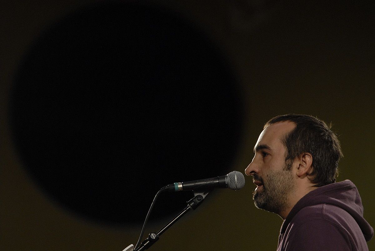 Arkaitz Estiballes izan zen onena, Basauriko lehen finalaurrekoan. IÑIGO AZKONA.