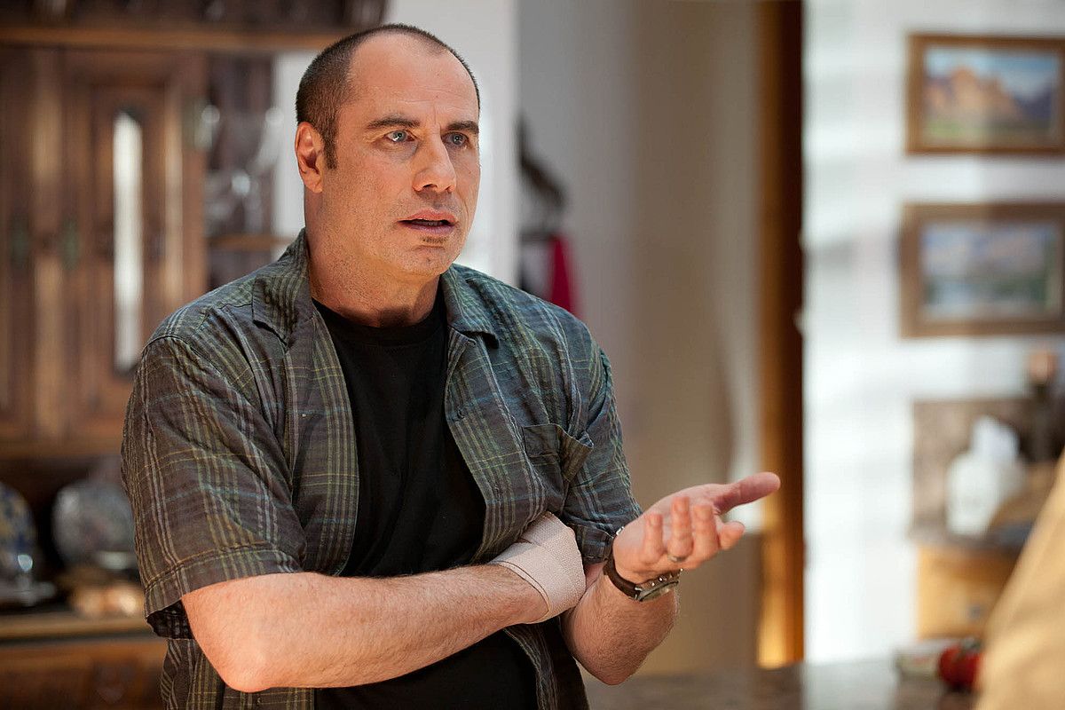 John Travolta, Savages filmeko une batean. Zinemaldian aurkeztuko dute. FRANCOIS DUHAMEL. John Travolta, Savages filmeko une batean. Zinemaldian aurkeztuko dute. FRANCOIS DUHAMEL.