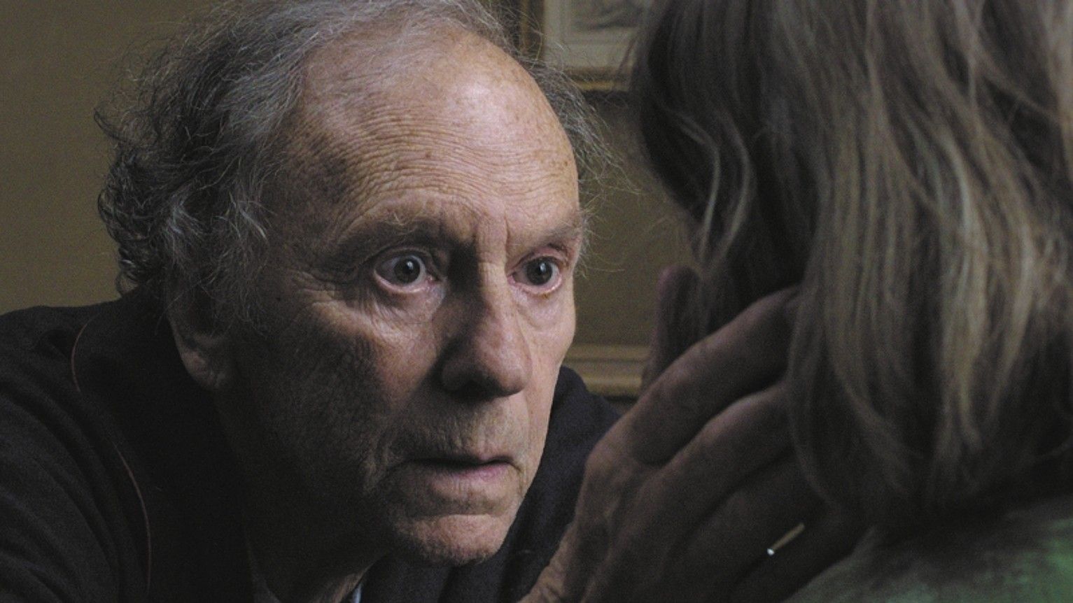 Jean-Louis Trintignant, Michael Hanekeren Amour filmean. DONOSTIA ZINEMALDIA.