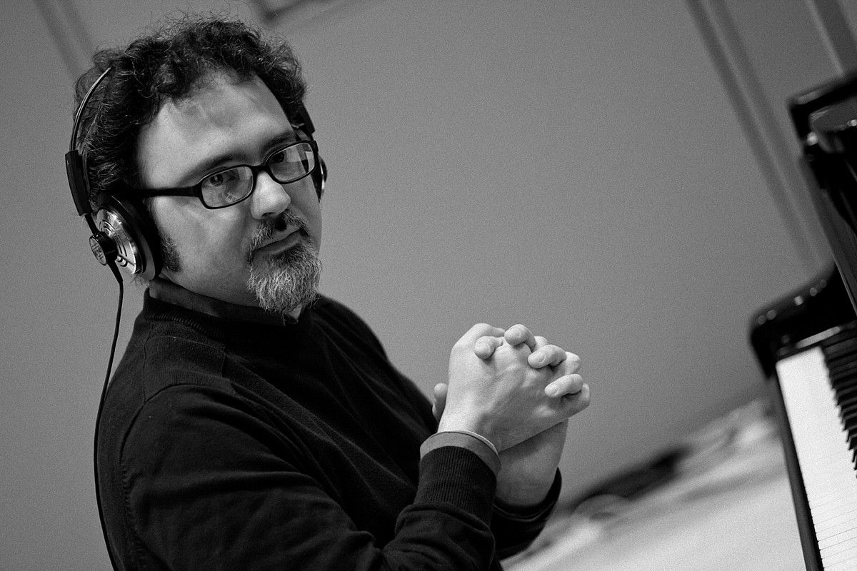 Jeronimo Martin, estudioan, diskoa grabatzen, joan den abenduan. Z / BESTEAK. Jeronimo Martin, estudioan, diskoa grabatzen, joan den abenduan. Z / BESTEAK.
