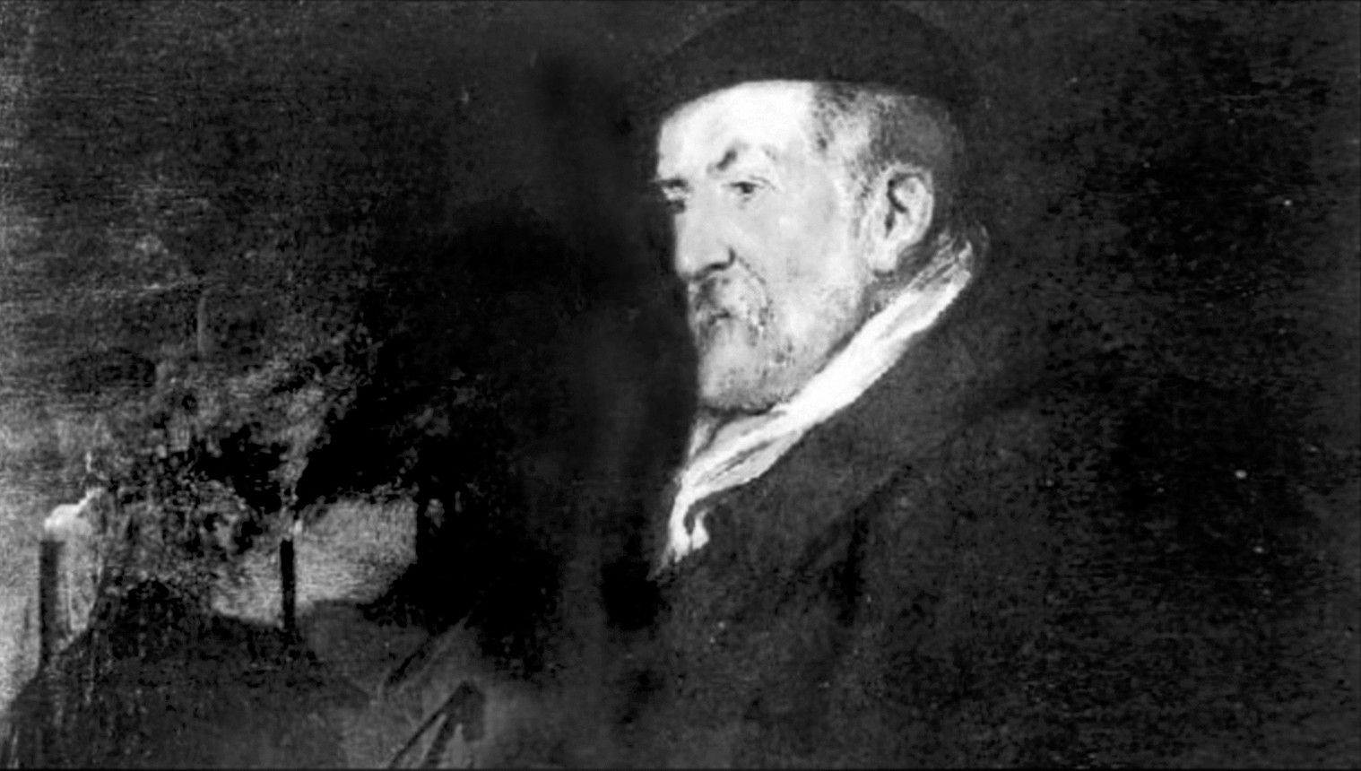 Serafin Barojaren erretratua, haren seme Ricardok egina. BERRIA.