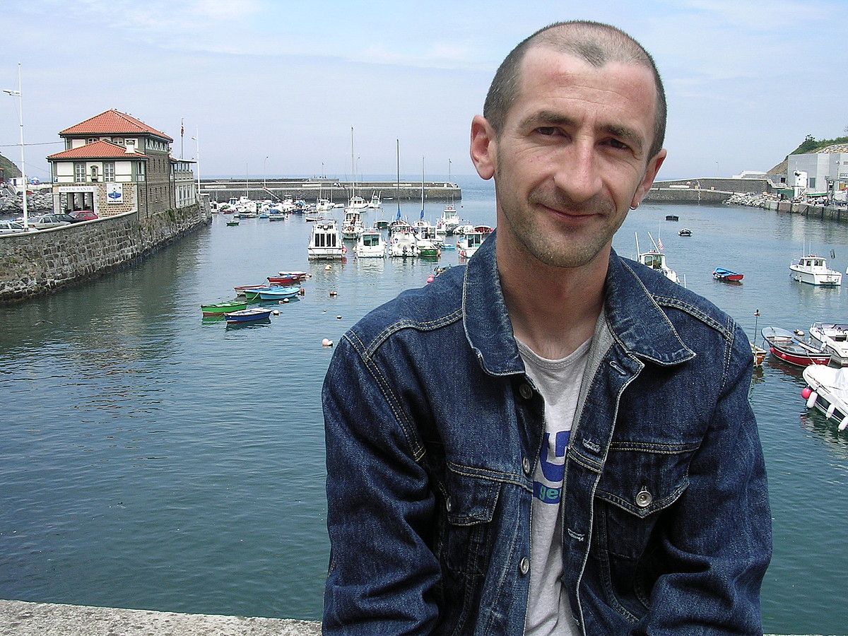 Andoni Basterretxea, Delirium Tremenseko abeslari ohia. IDOIA ETXEBERRIA. Andoni Basterretxea, Delirium Tremenseko abeslari ohia. IDOIA ETXEBERRIA.