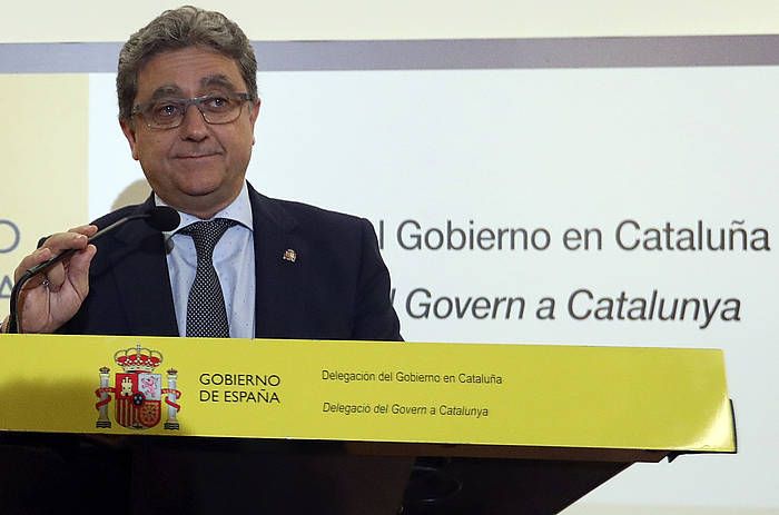 Enric Millo, asteleheneko agerraldi baten. JAVIER ETXEZARRETA / EFE