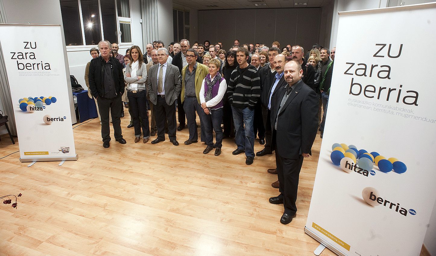 Herrialdeetako Hitzen eta Berriketan sare sozialaren aurkezpena, iaz. JUAN CARLOS RUIZ / ARGAZKI PRESS. Herrialdeetako Hitzen eta Berriketan sare sozialaren aurkezpena, iaz. JUAN CARLOS RUIZ / ARGAZKI PRESS.