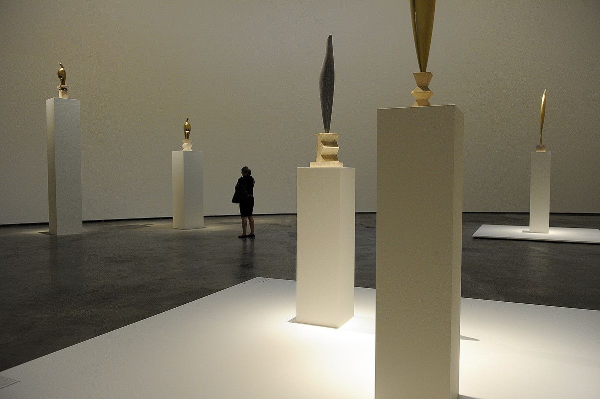 Brancusiren lanak, Guggenheimen. MONIKA DEL VALLE / ARGAZKI PRESS. Brancusiren lanak, Guggenheimen. MONIKA DEL VALLE / ARGAZKI PRESS.