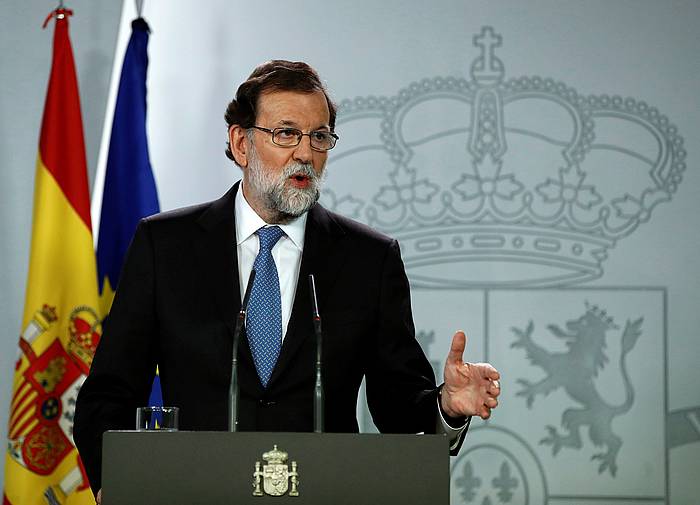Rajoy, Moncloan, artxiboko irudi batean. JUANJO MARTíN, EFE