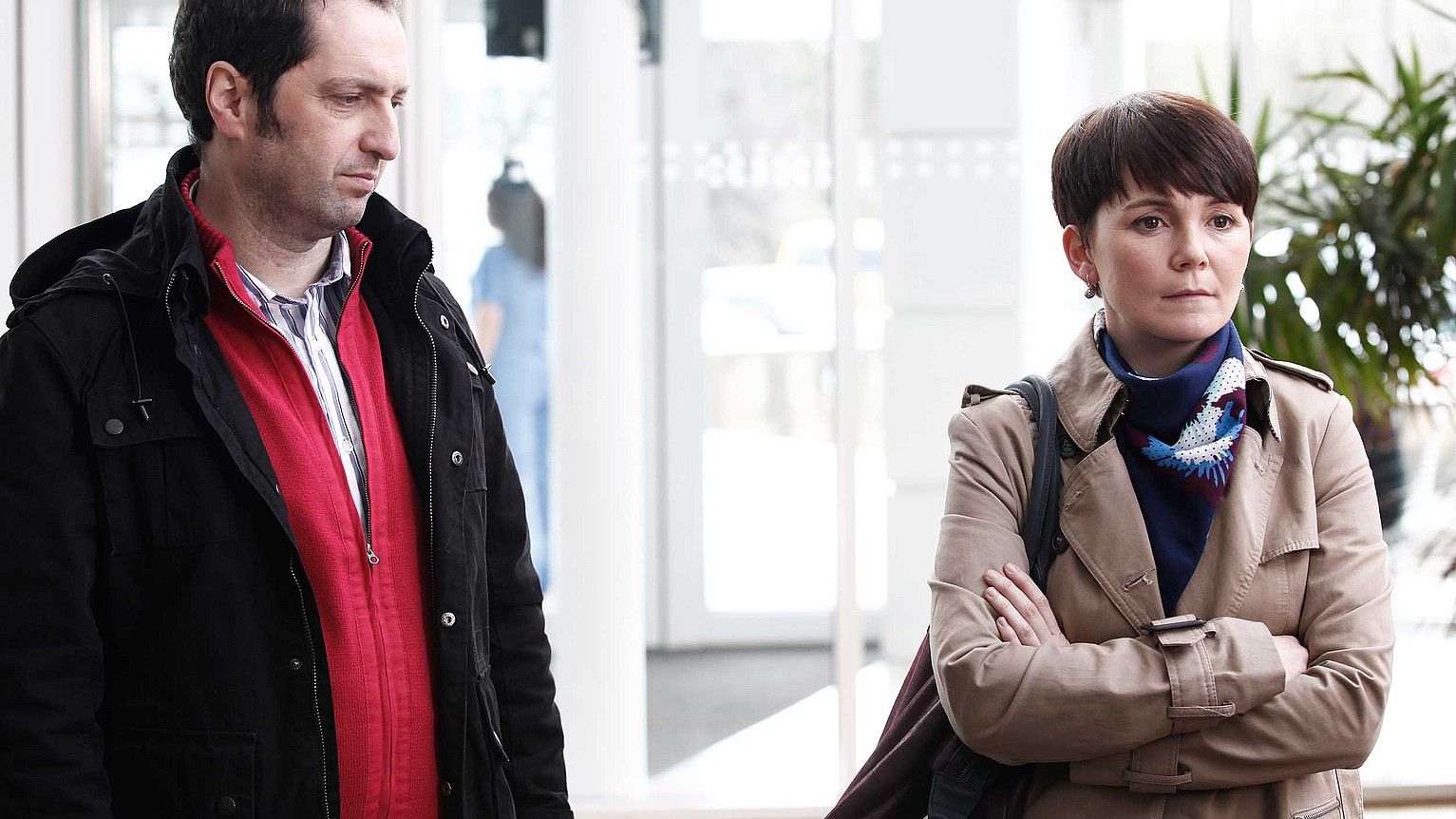 Joxean Bengoetxea eta Nagore Aranburu dira filmeko protagonistetako bi. BERRIA. Joxean Bengoetxea eta Nagore Aranburu dira filmeko protagonistetako bi. BERRIA.