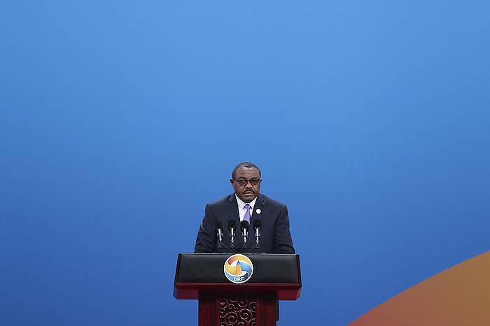 Hailemariam Desalegn Etiopiako lehen ministroa. LINTAO ZHANG, GETTY IMAGES ASIA