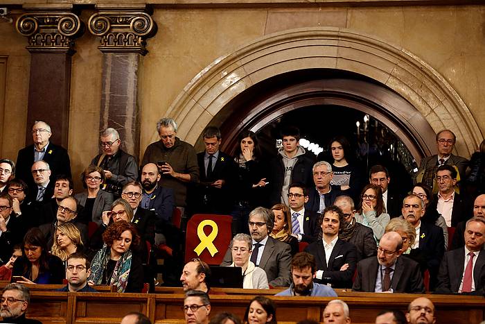 Kataluniako Parlamentuaren irudi bat. ALBERTO ESTEVEZ, EFE
