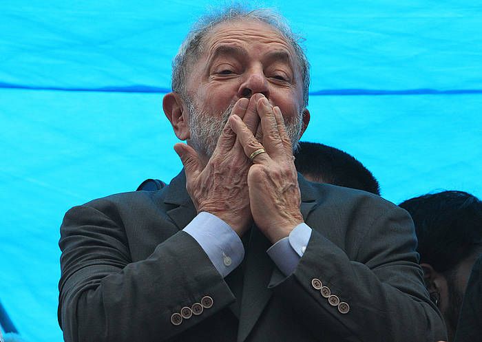 Lula da Silva, atzo, artxiboko irudi batean. JOéDSON ALVES, EFE