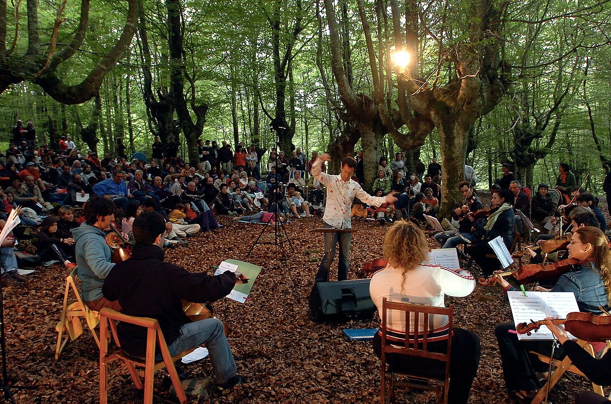 Dagoeneko 12 urtez egin du Et Incarnatusek Solstizioko Kontzertua. IMANOL OTEGI / ARGAZKI PRESS.