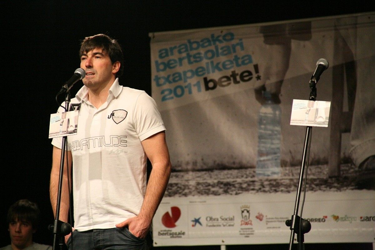 Asier Otamendi, Aramaioko saioan. JOSEBA ZUNZUNEGI. Asier Otamendi, Aramaioko saioan. JOSEBA ZUNZUNEGI.