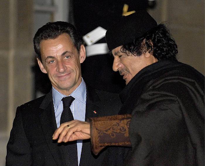 Sarkozy eta Gaddafi, 2012an. MAYA VIDON, EFE