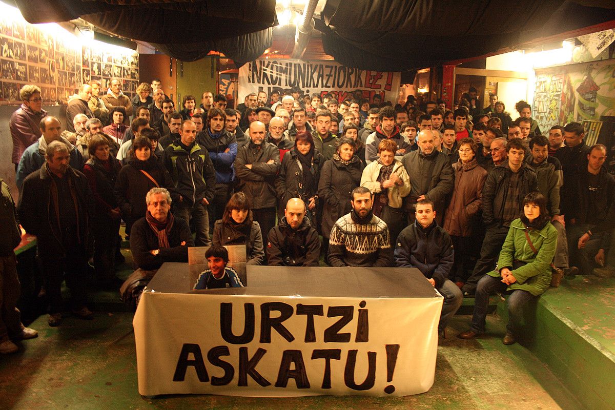 AAMk atzo Andoainen emandako prentsaurrekoa. BERRIA. AAMk atzo Andoainen emandako prentsaurrekoa. BERRIA.