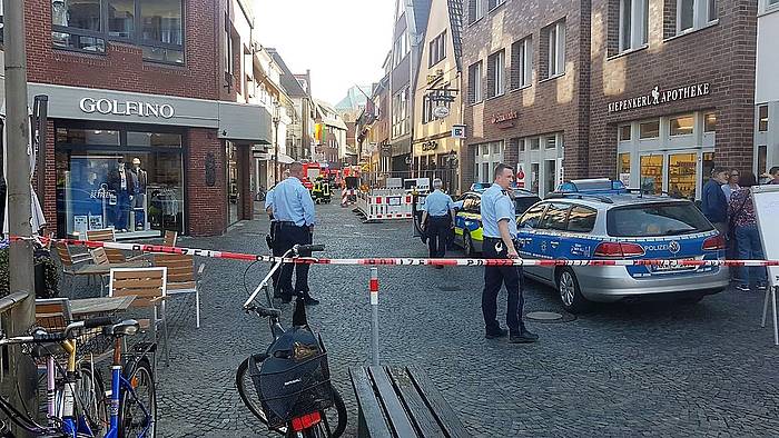 Erasoa izan den lekua itxi du Poliziak. NORD-WEST MEDIA