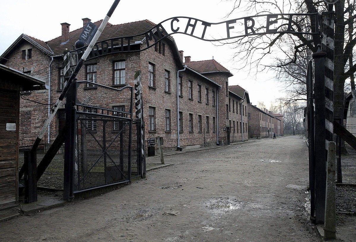 Auschwitzeko kontzentrazio esparrua, Polonia hegoaldean. ANDRZEJ GRYGIEL / EFE.