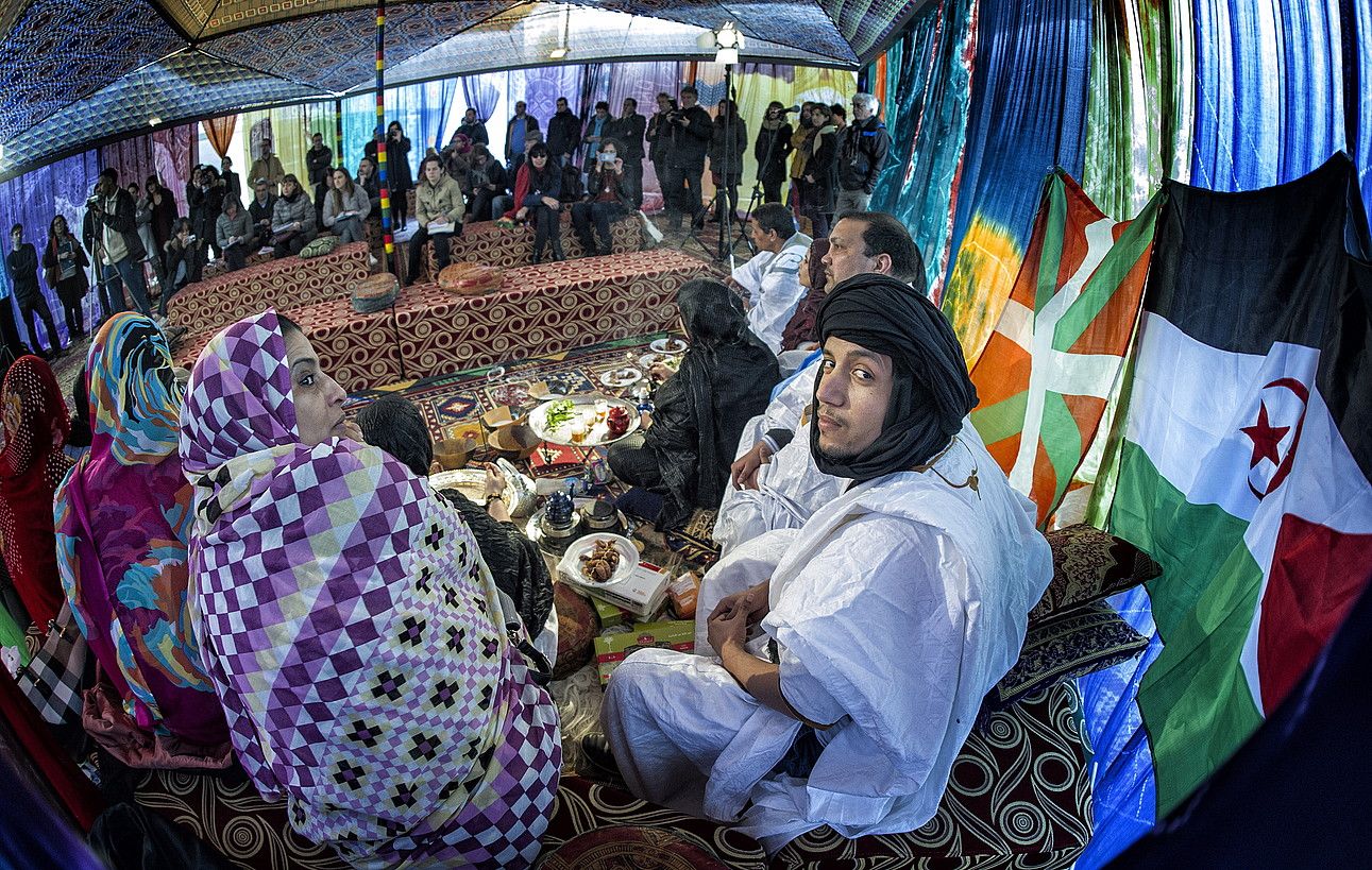 Federico Guzmanen Tuiza artelana uztailaren 3ra arte egongo da San Telmo museoan. JON URBE / ARGAZKI PRESS.