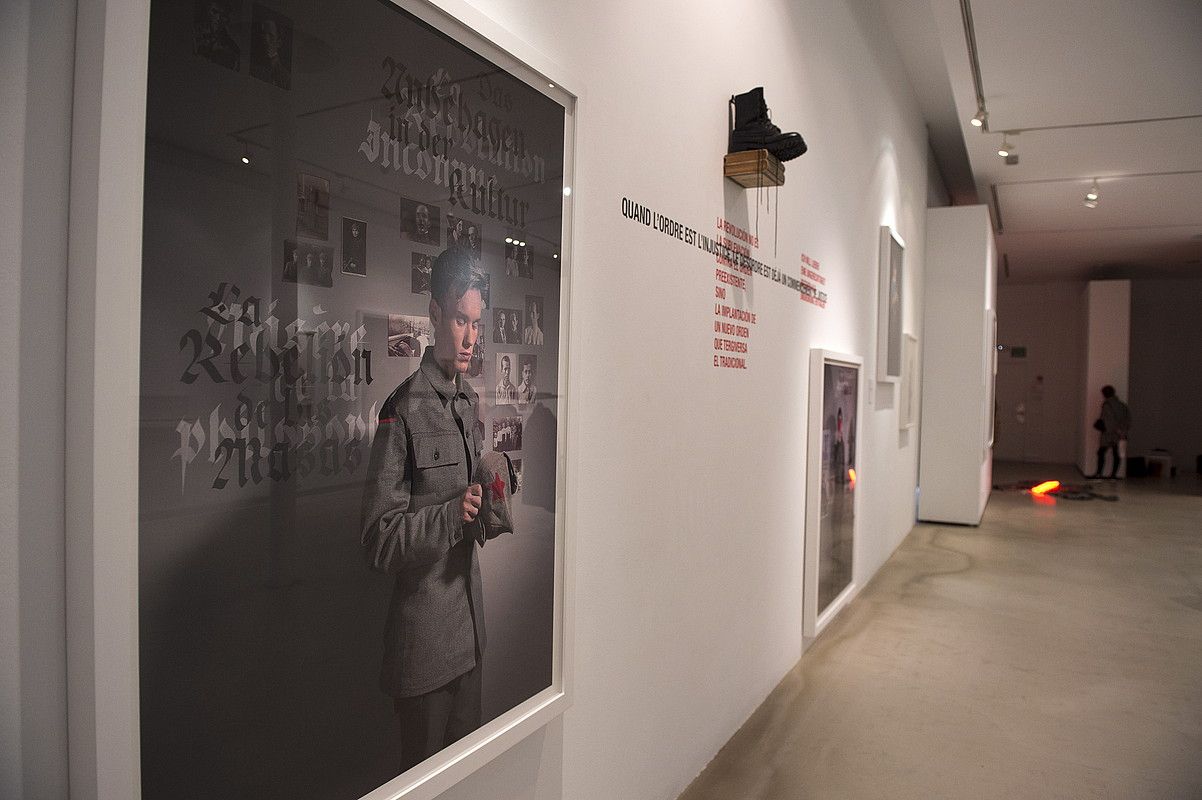 Bilbao Arteren beka baten fruitu da Agirrezabalaren lana. MONIKA DEL VALLE / ARP.